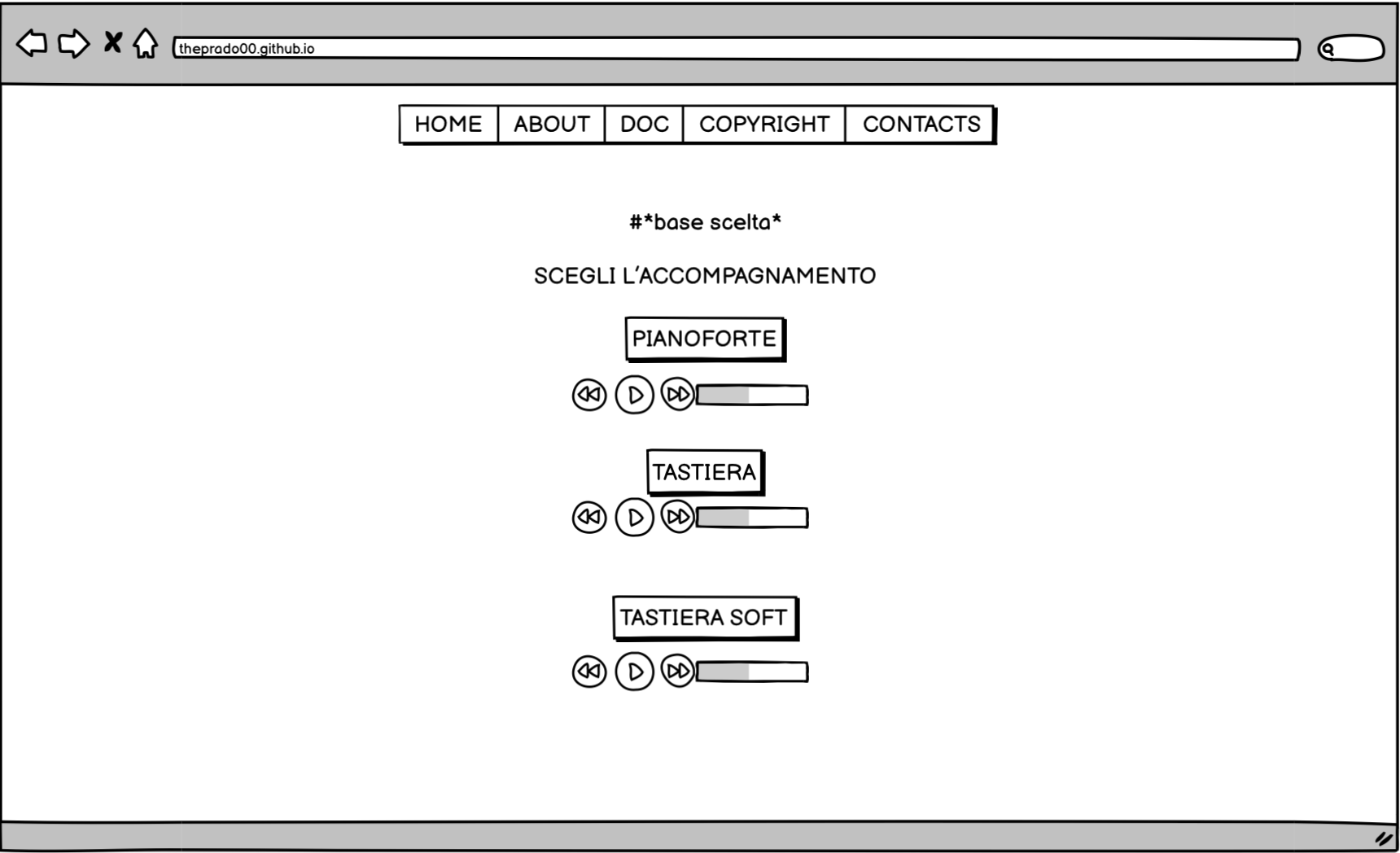 wireframe accompagnamento